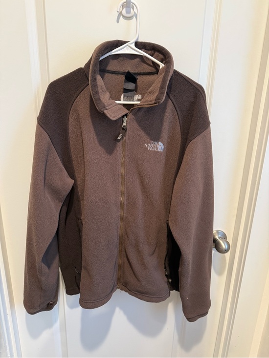 The North Face Other - The North Face Men’s Medium Brown Full Zip Fleece Jacket Colorblock